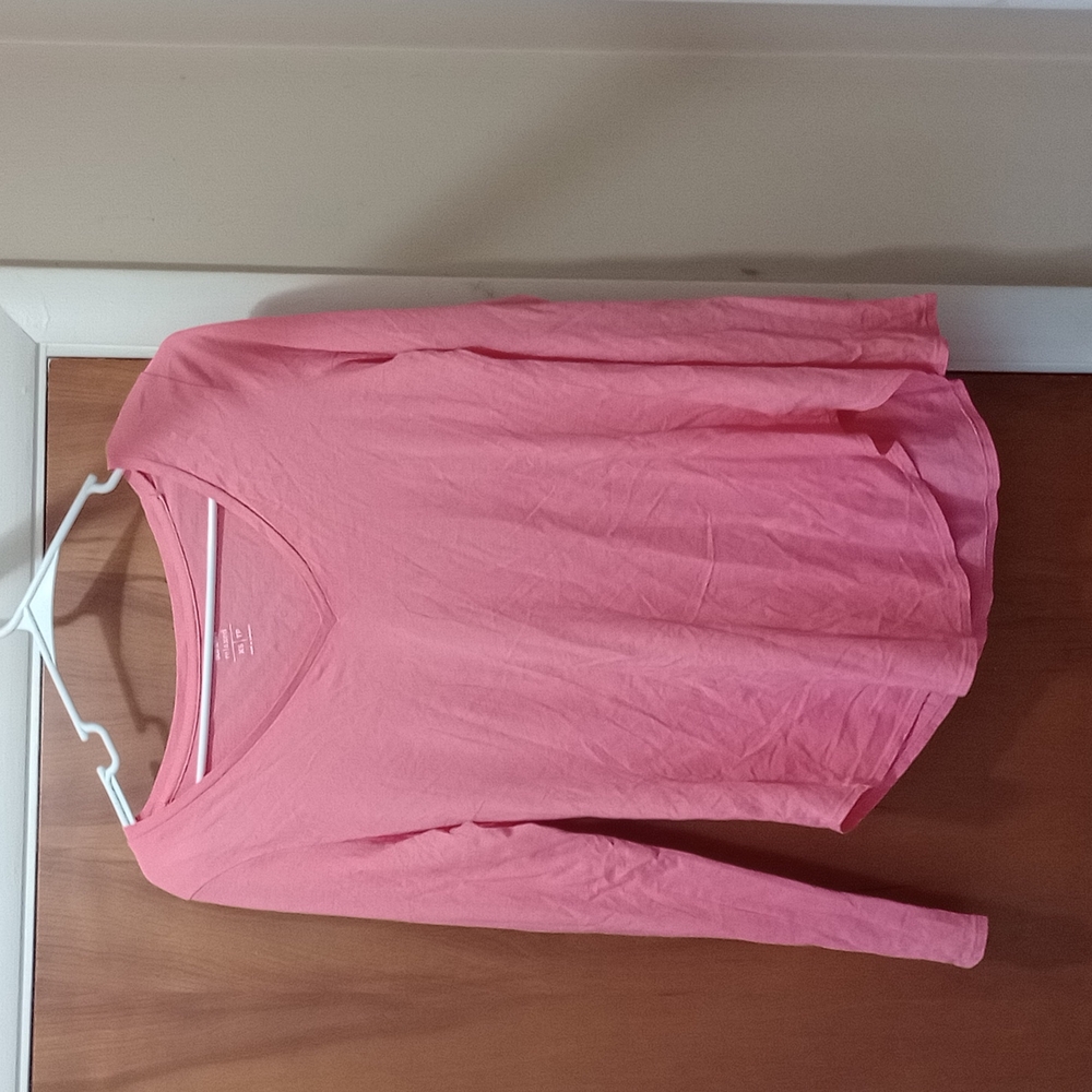 Pink long sleeve shirt